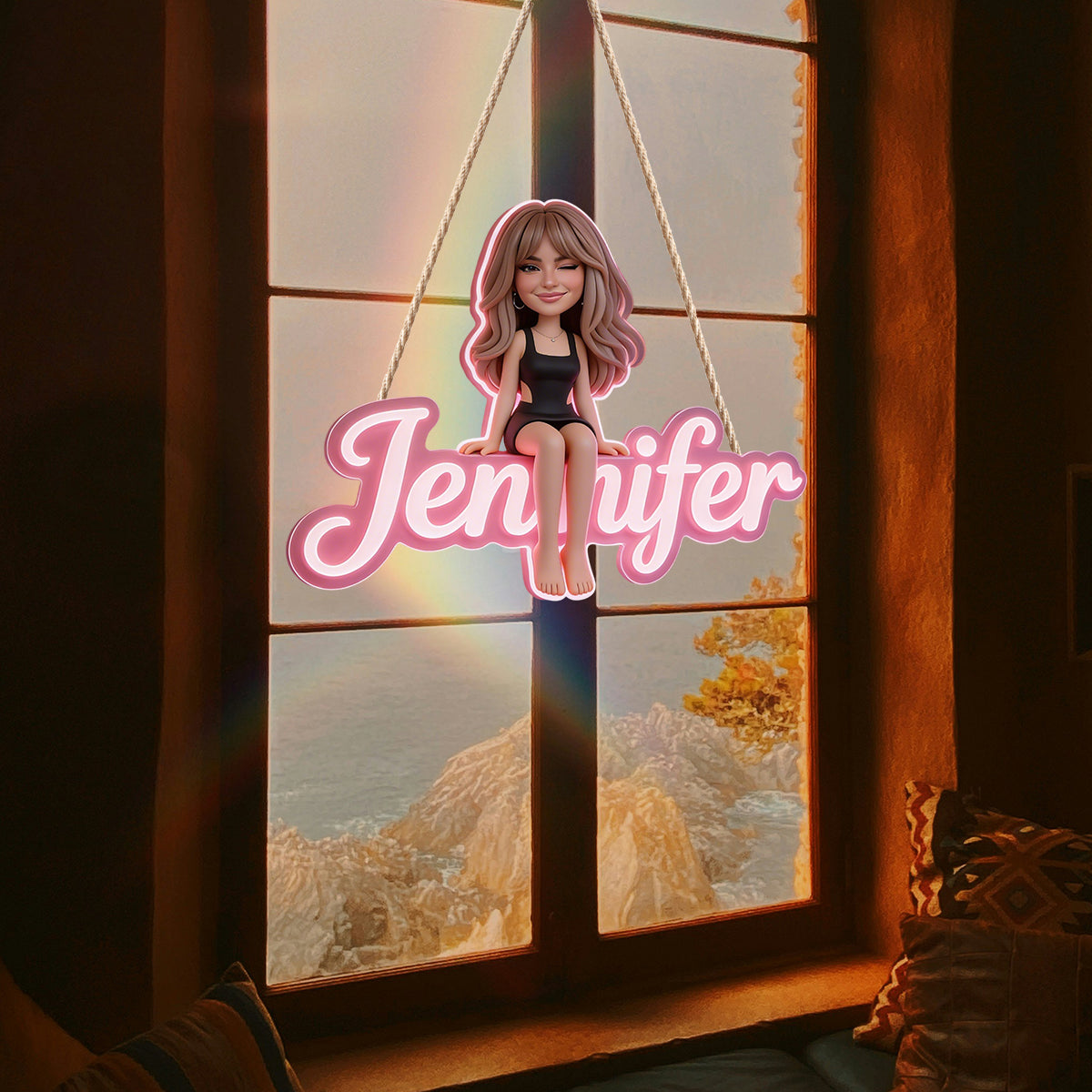 Custom Any Photo - Personalized Self Love LED Light Acrylic Sign
