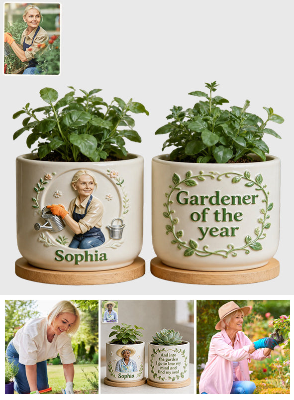 Gifts For Gardeners - Personalized Gardening Ceramic Plant Pot