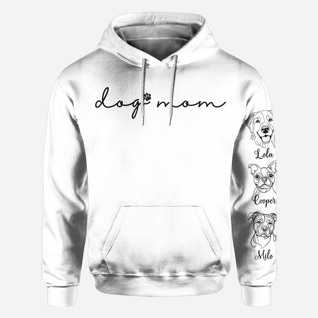 Dog Mom - Personalized Dog All Over Shirt