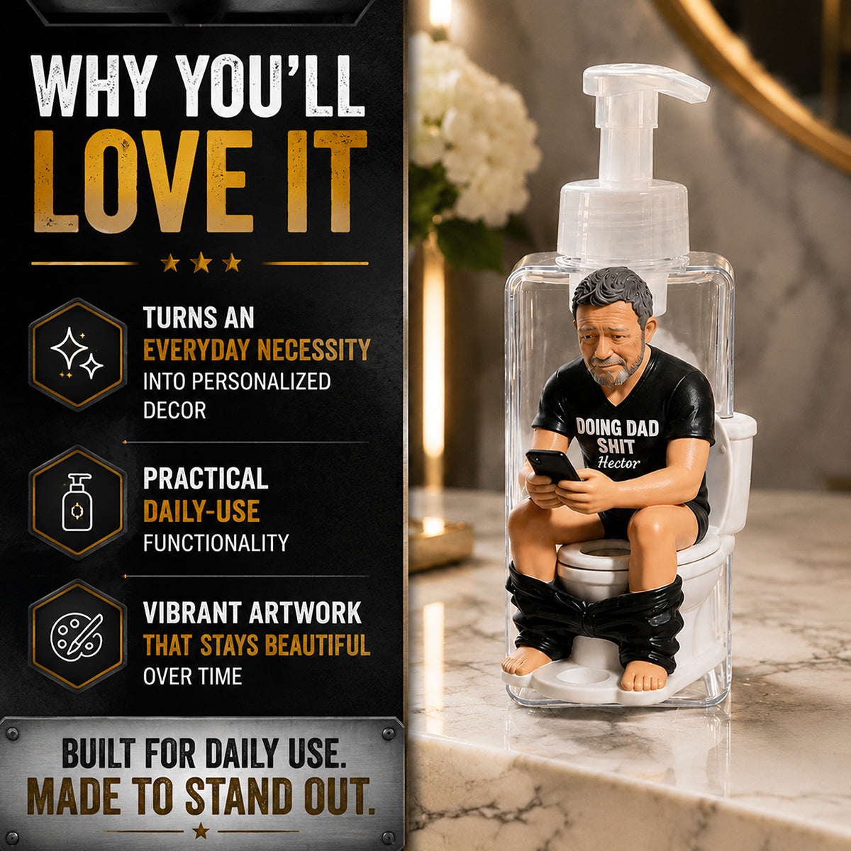 Doing Dad Sh*t - Personalized Father Pump Dispenser