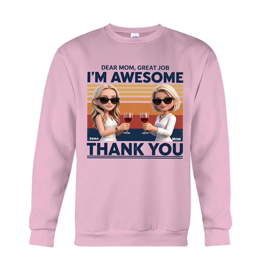Dear Mom, Thank You - Personalized Mother T-shirt And Hoodie