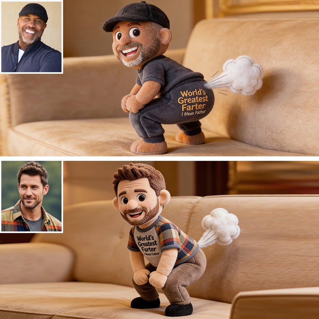 Custom Any Photo - Personalized Father Premium Faux Fur Pillow