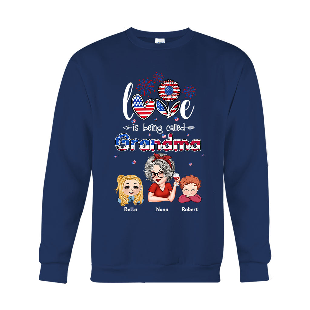 Blessed To Be Called Nana Grandpa Gigi - Personalized Grandma T-shirt And Hoodie