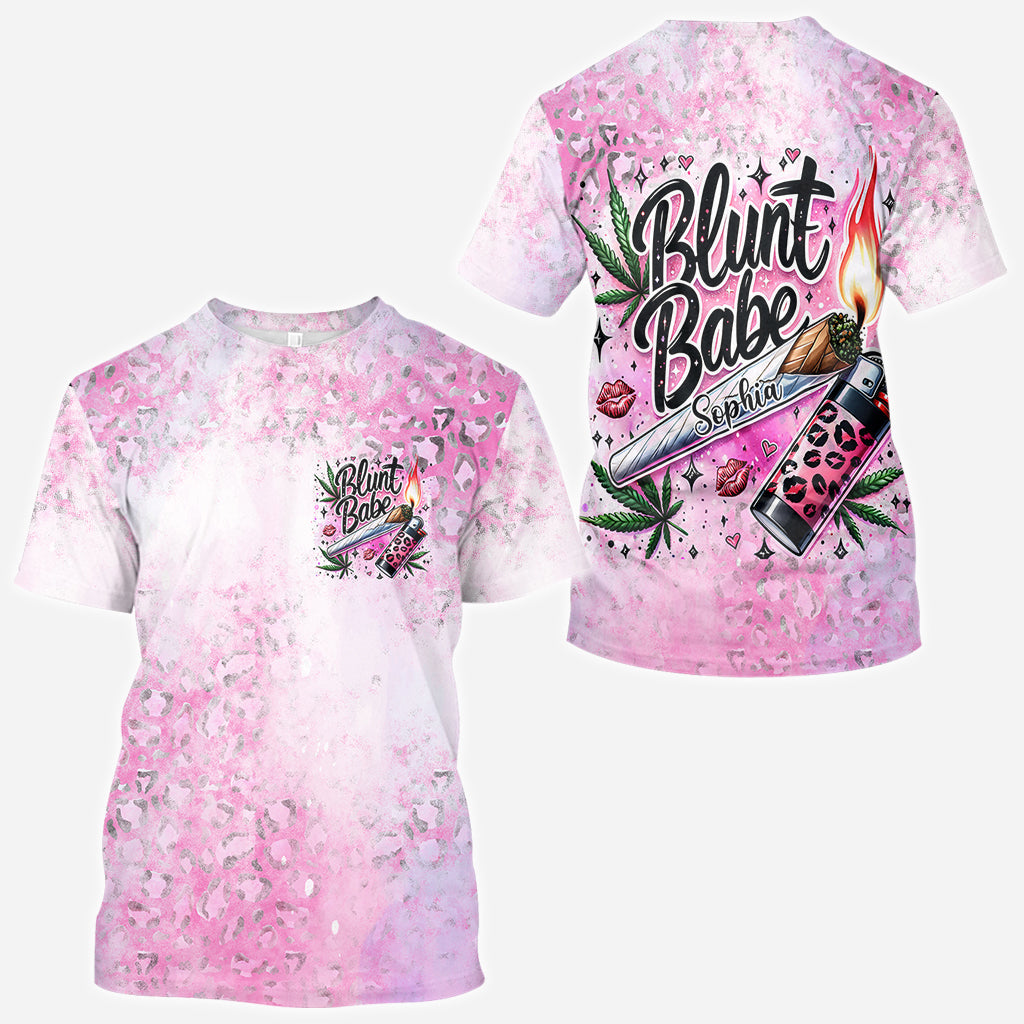 Blunt Babe - Personalized Weed All Over Shirt
