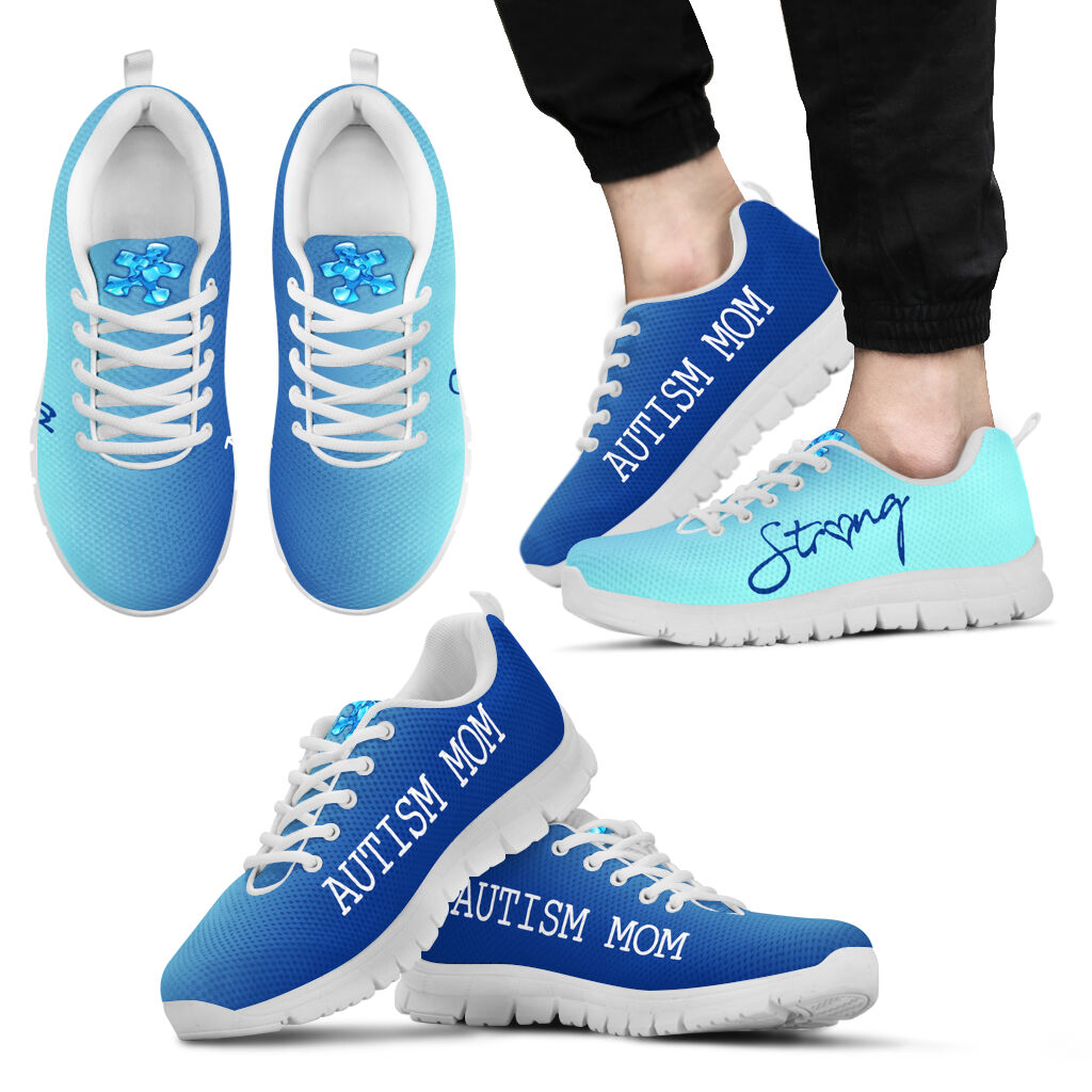 Autism Mom Stays Strong Autism Awareness Sneakers 0622