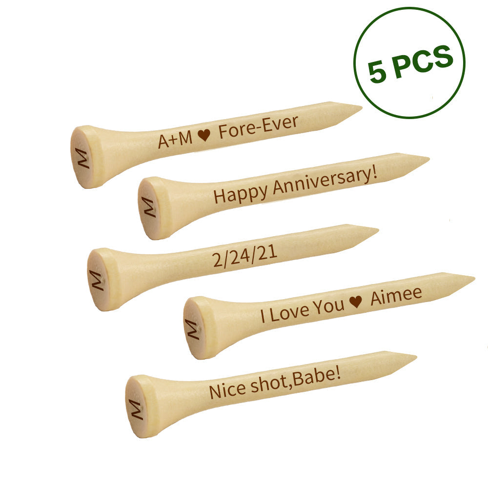 Golf Tee Set - Golf gift for dad, him, boyfriend, husband, grandpa - Personalized Golf Tee