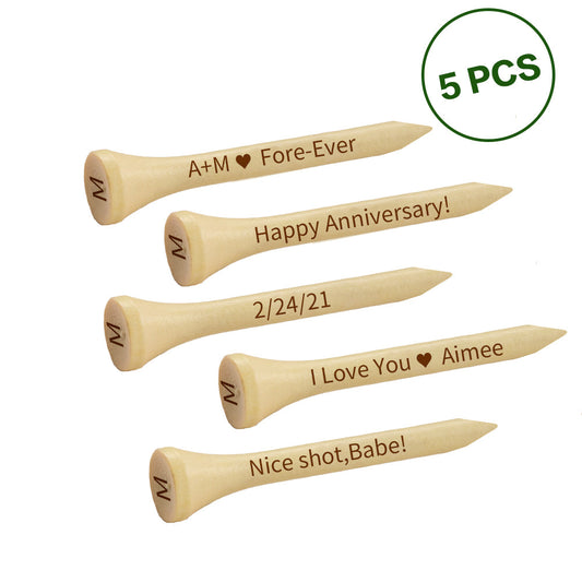 Golf Tee Set - Golf gift for dad, him, boyfriend, husband, grandpa - Personalized Golf Tee