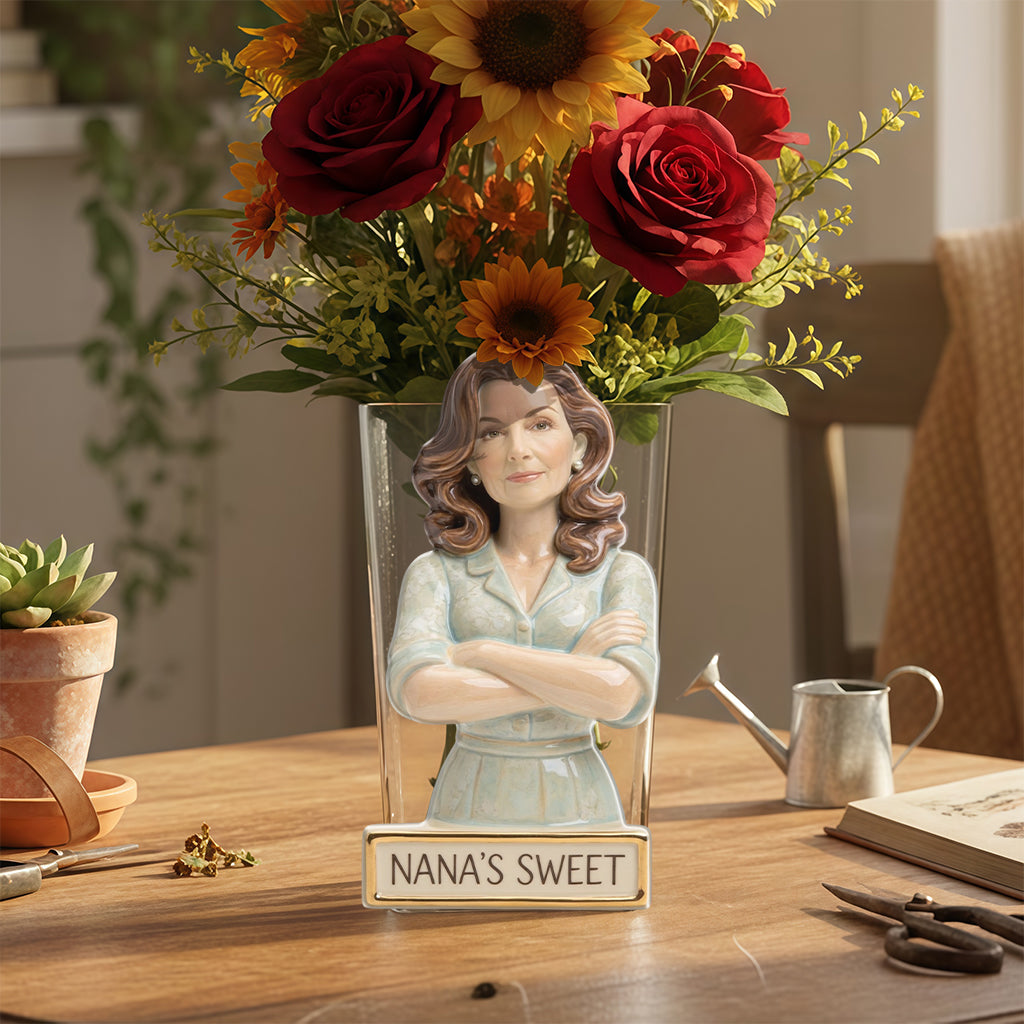 Custom Any Photo - Personalized Grandma Acrylic Pot
