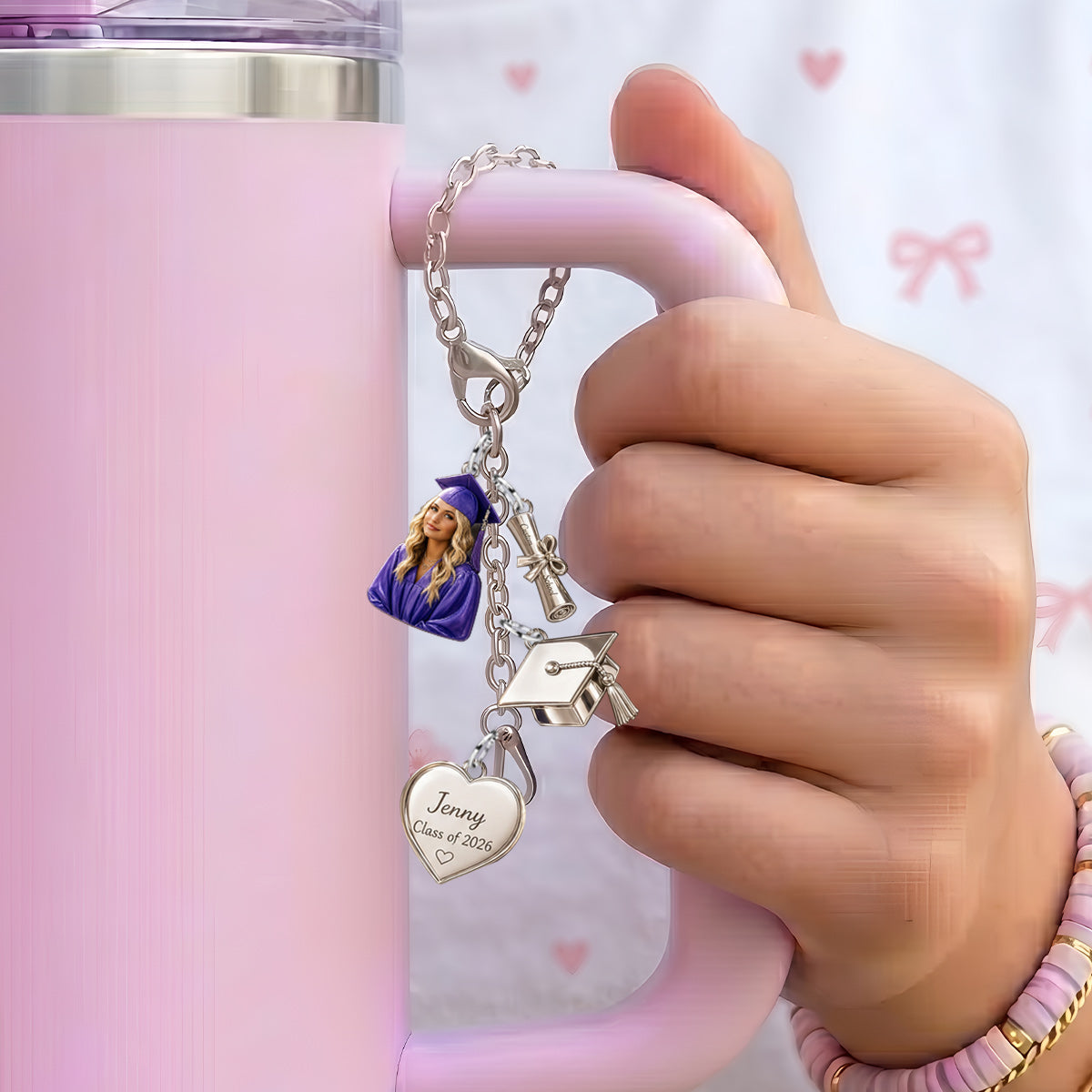 Class Of 2026 - Personalized Graduation Dangling Charms