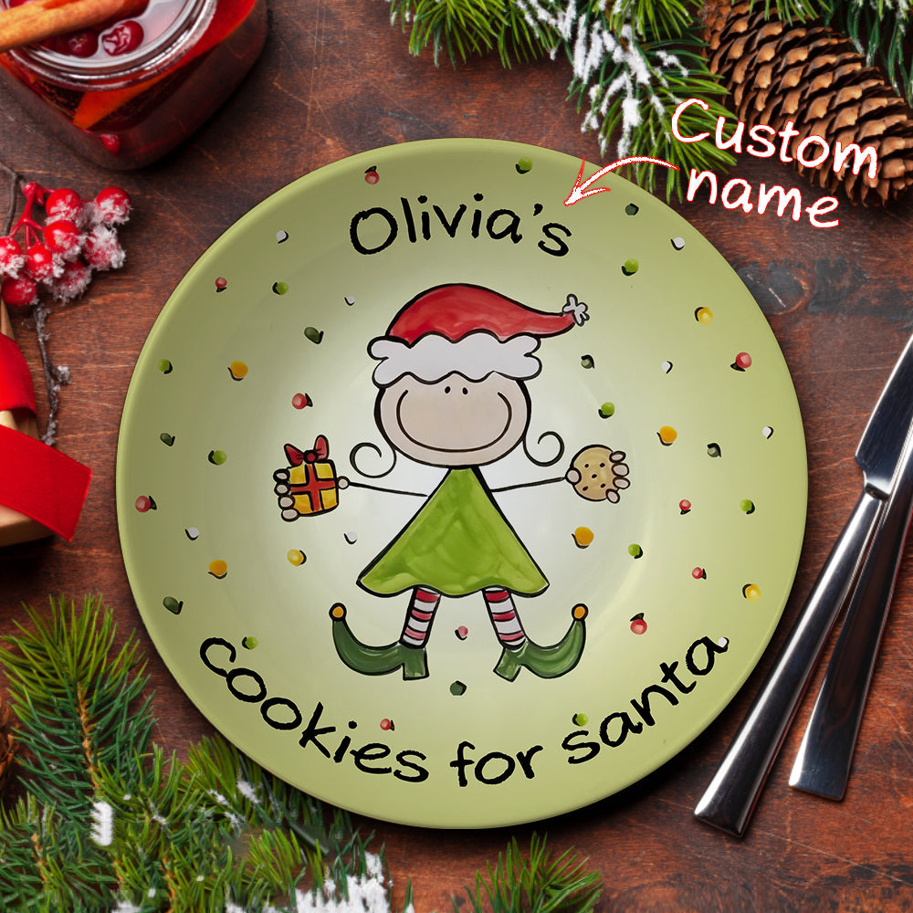 Christmas Dinner Plate - Personalized Family Plate
