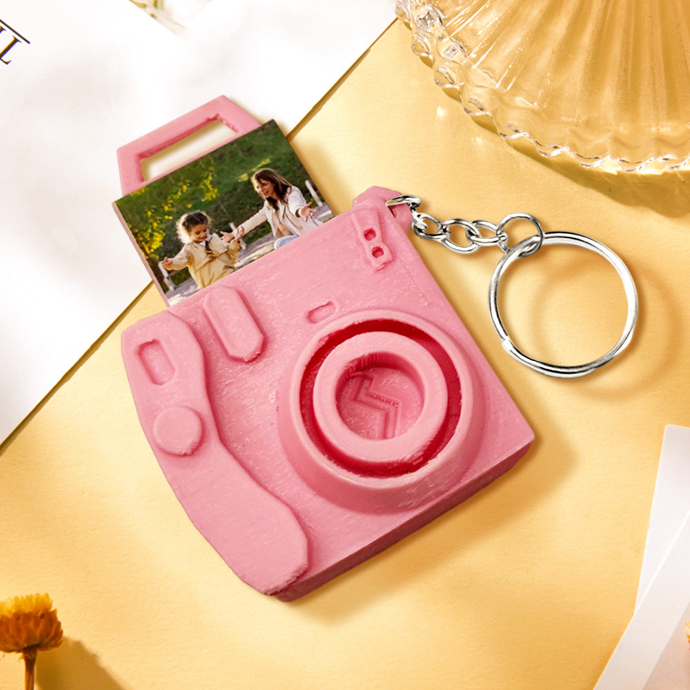 Custom Photo Mini Camera Keychain