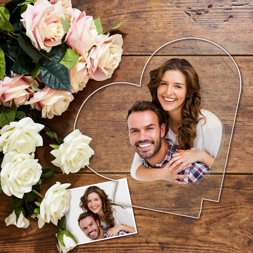I Love You - Personalized Couple Heart Lamp