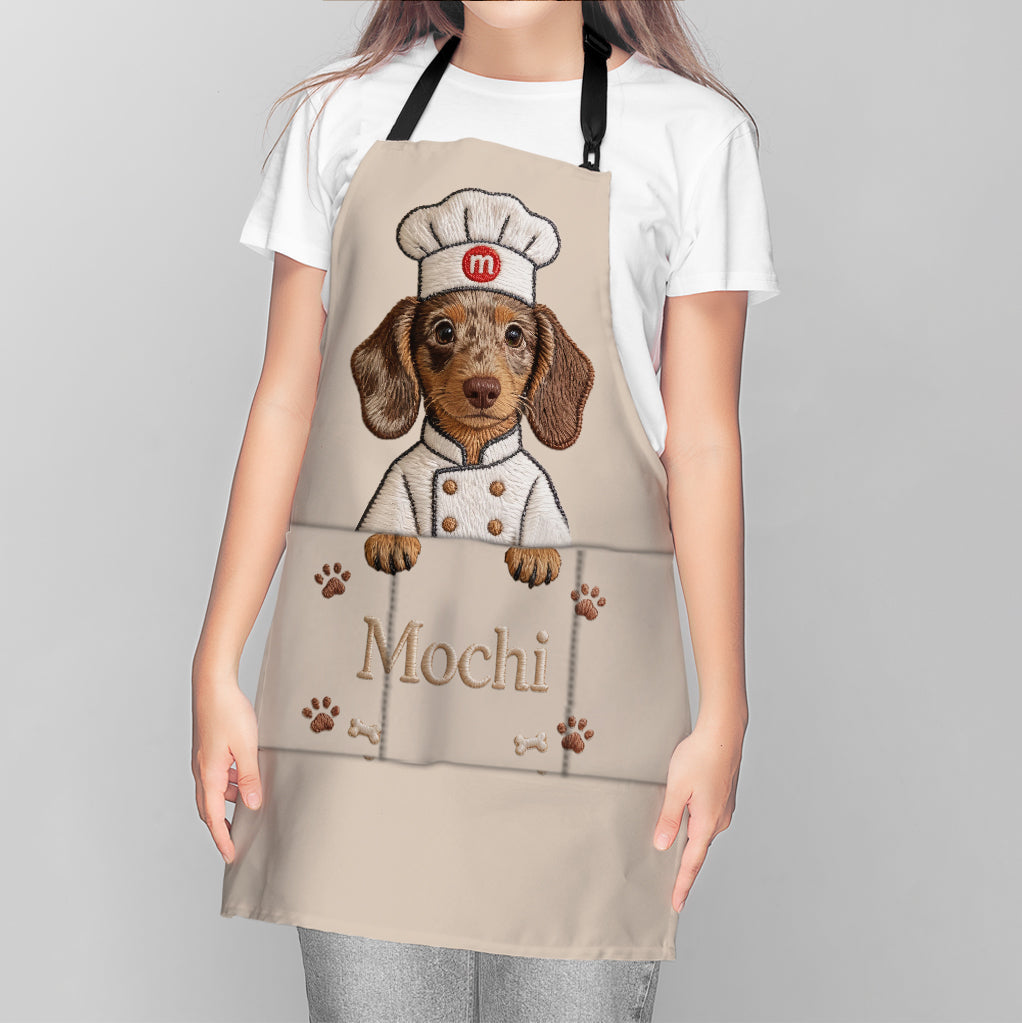 Apron For Dog Lovers - Personalized Dog Apron