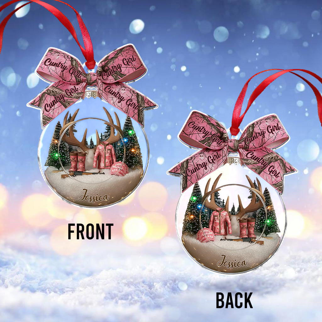 Cuntry Girl - Personalized Hunting Ornament