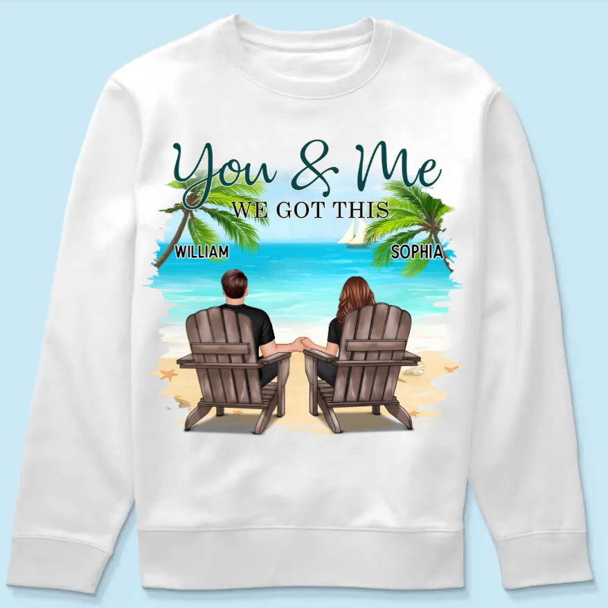 My Missing Piece - Custom Couple Beach Design Wooden, Acrylic or LED Plaque - Unique Gift