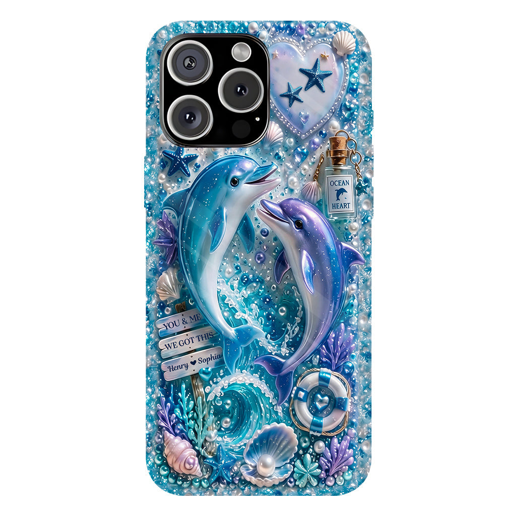 I'm Yours - Personalized Dolphin Full Print Phone Case