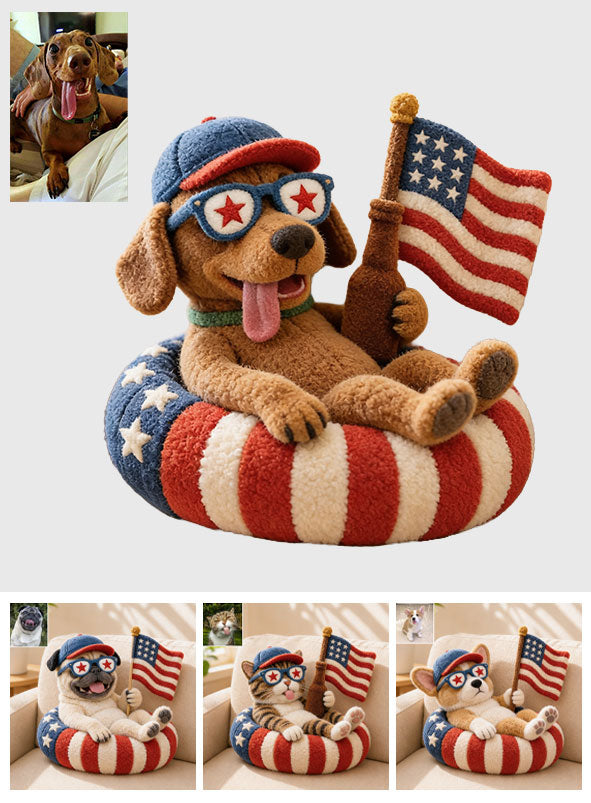 Gift for Pet Lovers - Personalized Dog Premium Faux Fur Pillow