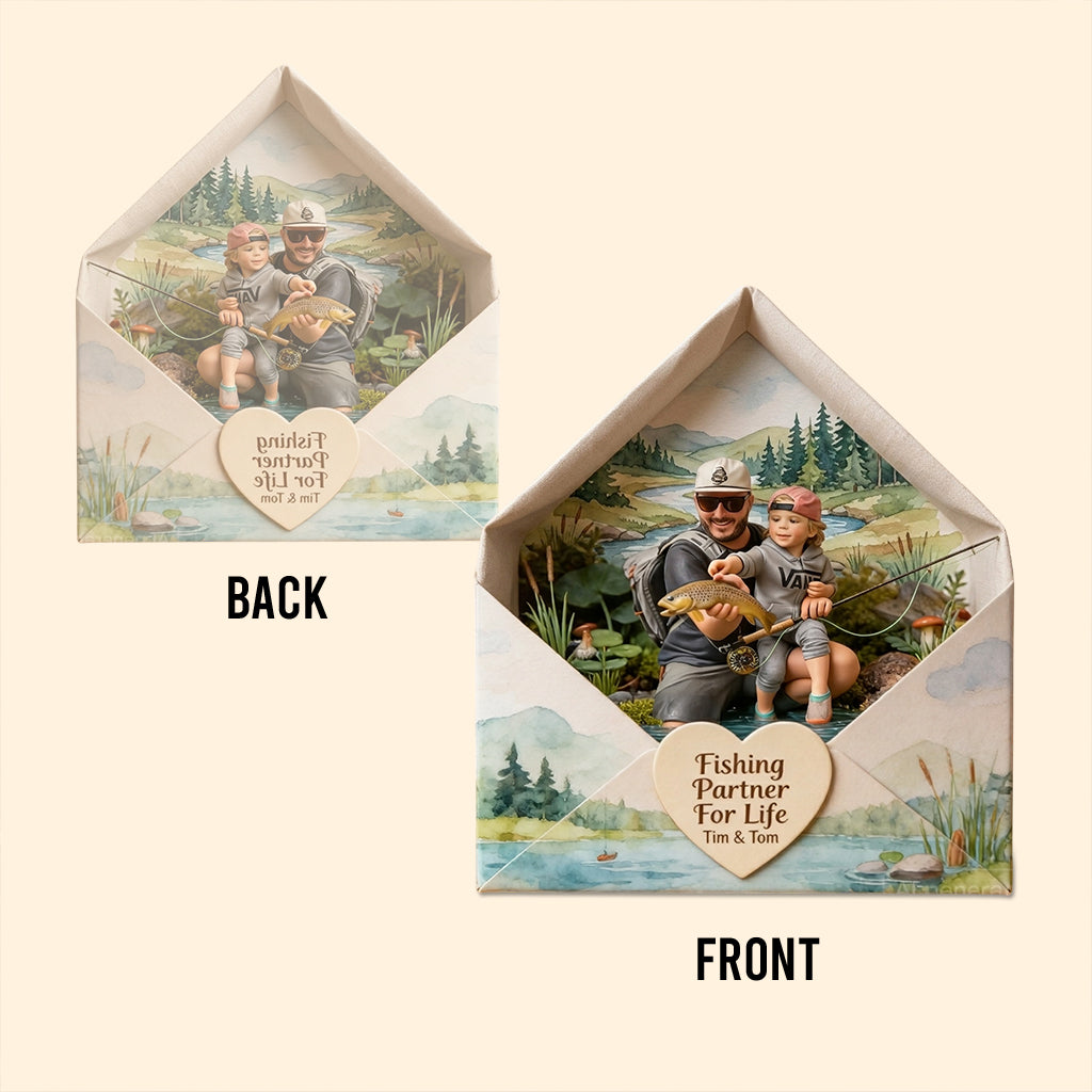 A Letter Of Me To You - Personalized Family Custom Shaped Acrylic Plaque