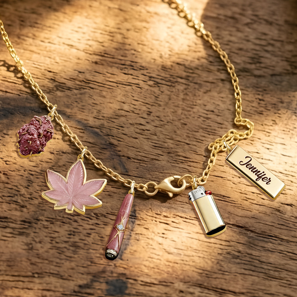 Feeling Dope - Personalized Weed Earrings & Pendants Necklace