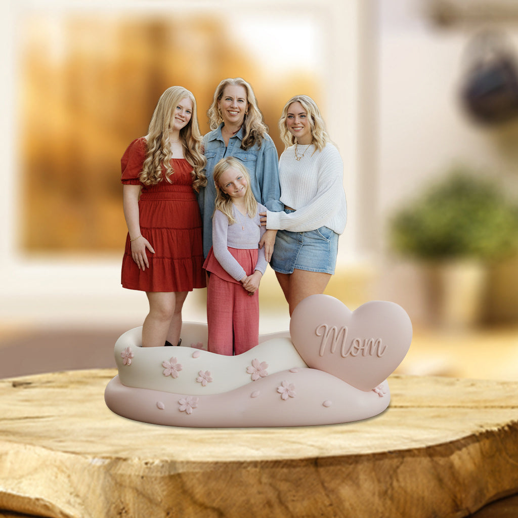 Custom From Any Photo - Personalized Mother's Day Gift For Mom, Grandma Custom Shaped Acrylic Plaque