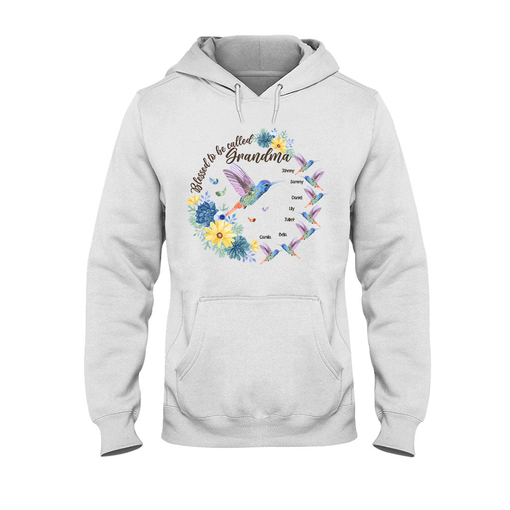 Blessed To Be Called Grandma Nana Gigi - Personalized Grandma T-shirt And Hoodie