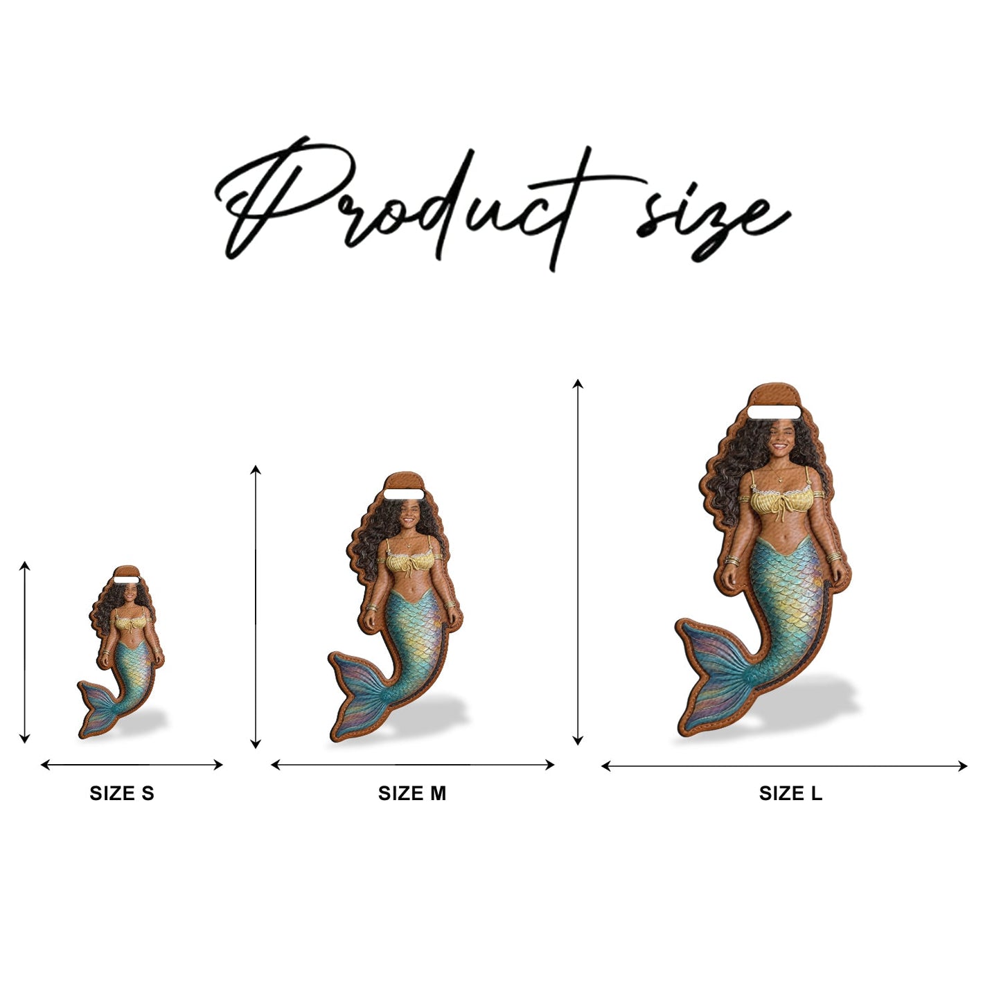 Beach Lover - Personalized Mermaid Luggage Tag