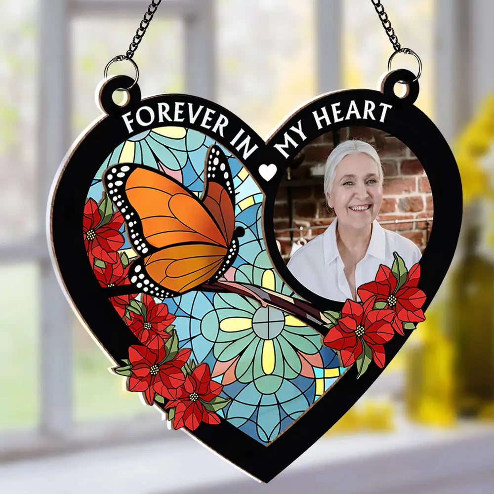 Always with You - Personalized Wood and Acrylic Layered Ornament, Heartfelt "I'm Always with You" Design to Memorialize Loved Ones