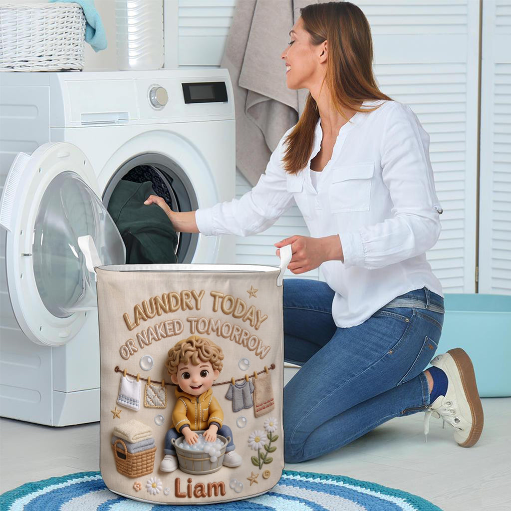Laundry Today - Personalized Family Storage Basket
