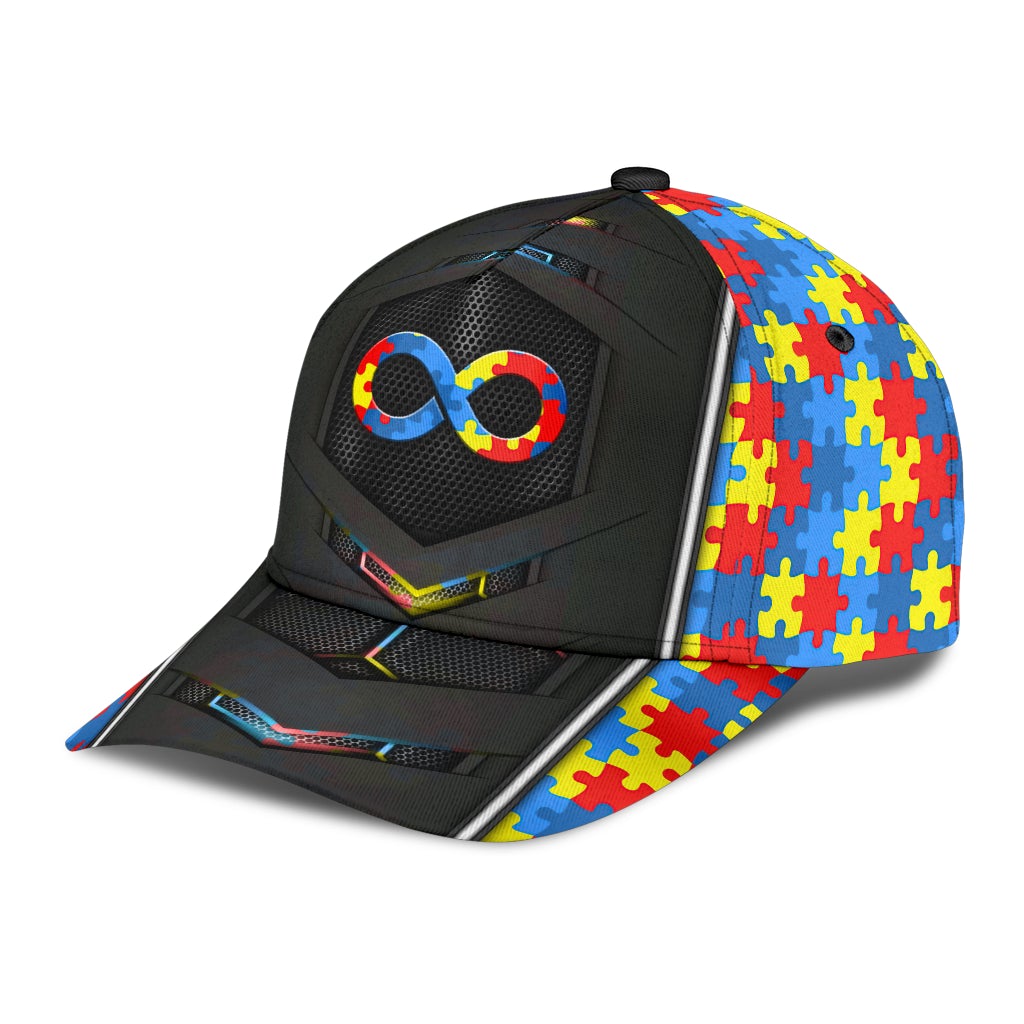 Autism Awareness Carbon - Autism Awareness Classic Cap 0921