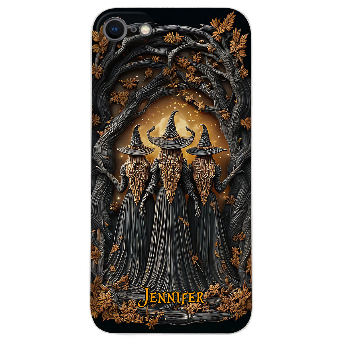 Best Witches - Personalized Witch Leather Phone Case