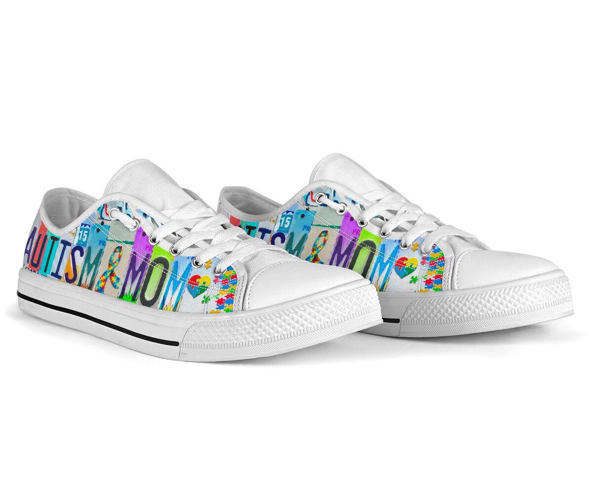 Autism Mom Autism Awareness Low Top Shoes 0622