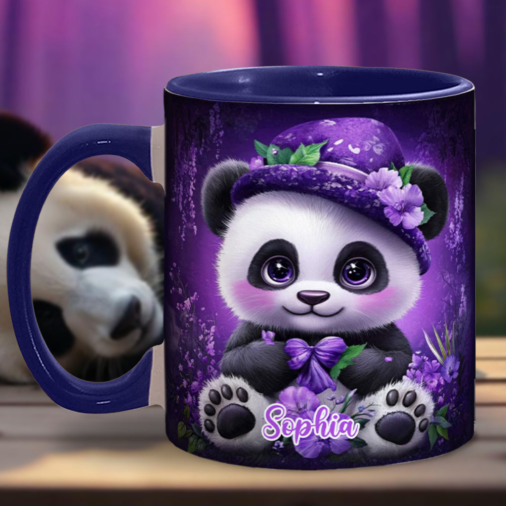Cute Panda - Personalized Panda Lover Accent Mug