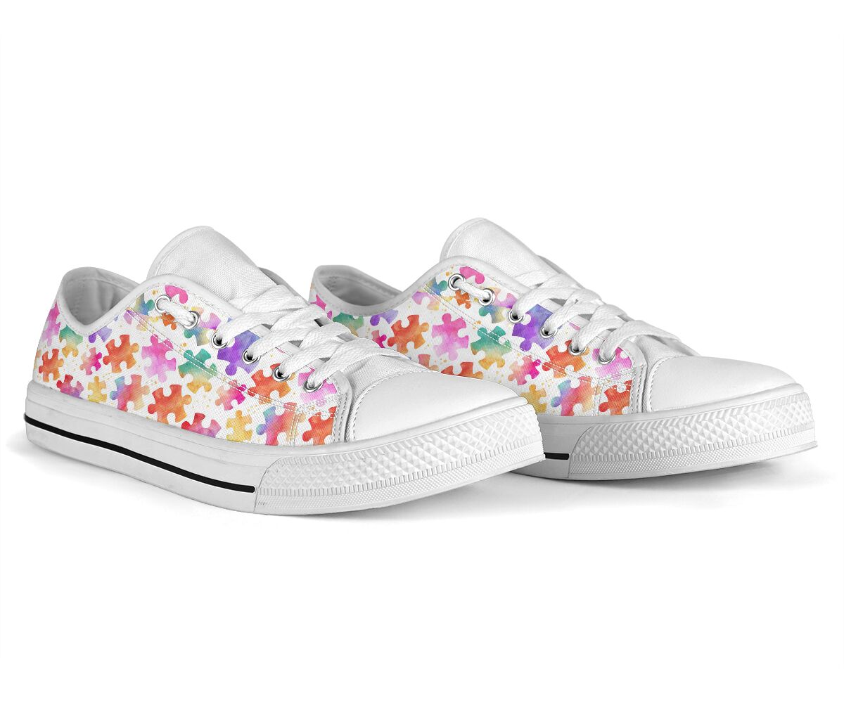 I Love Your True Colors Autism Awareness Low Top Shoes 0622