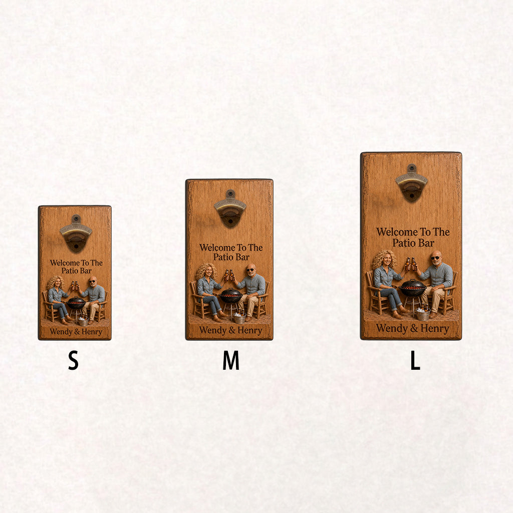 Cheers To Us - Personalized Beer Wall Bottle Opener