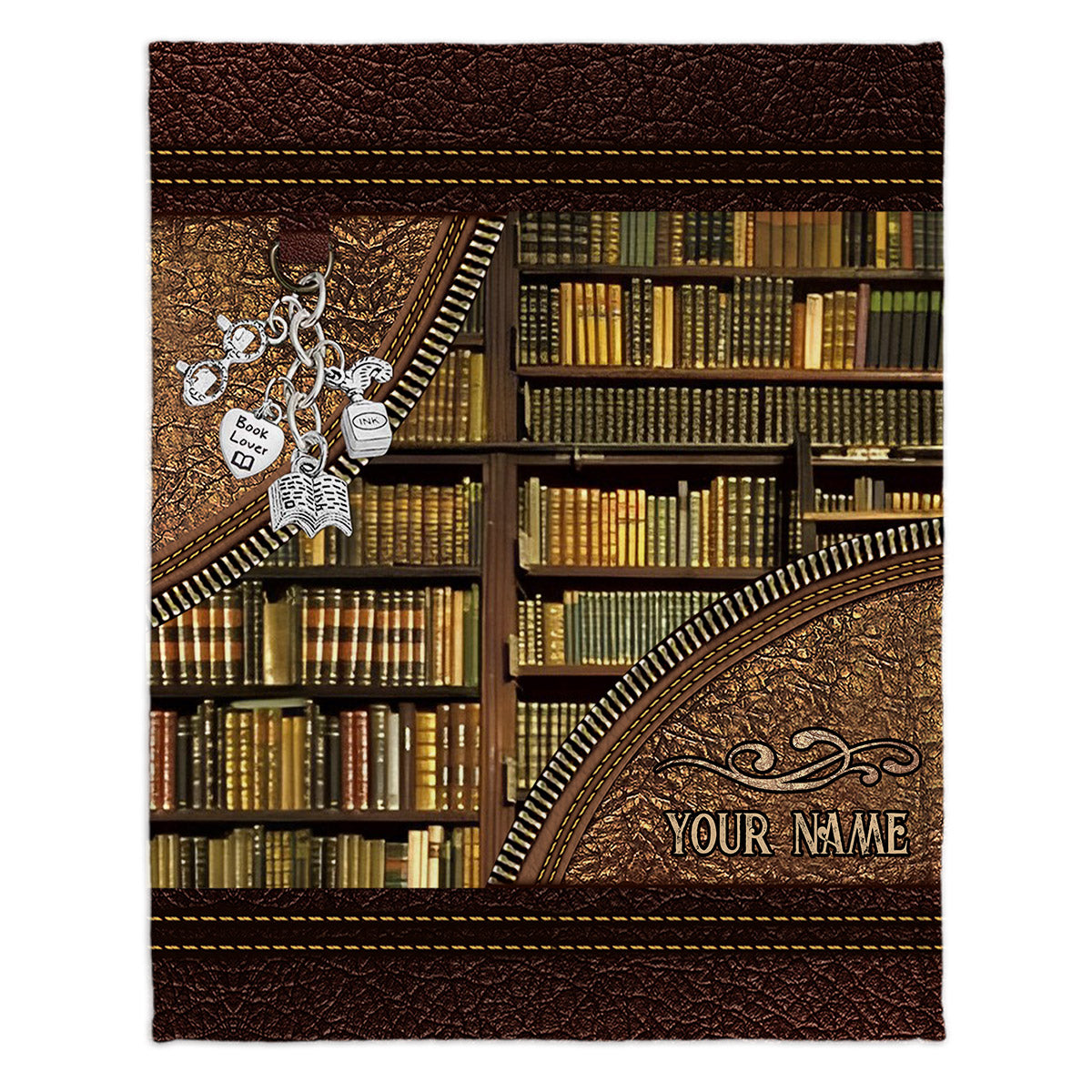 Library - Personalized Librarian Blanket