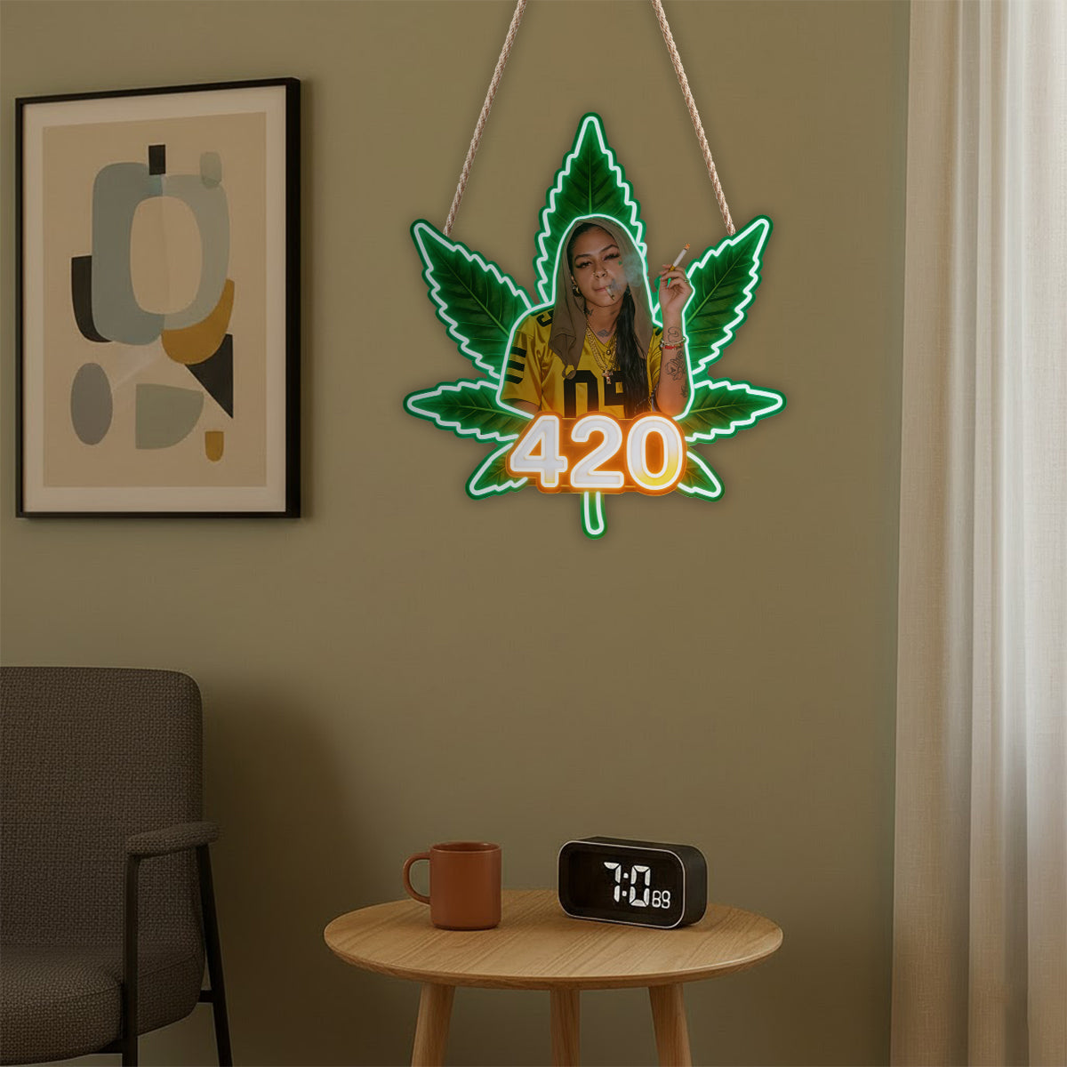 High Life Neon Light - Personalized Weed LED Light Acrylic Sign