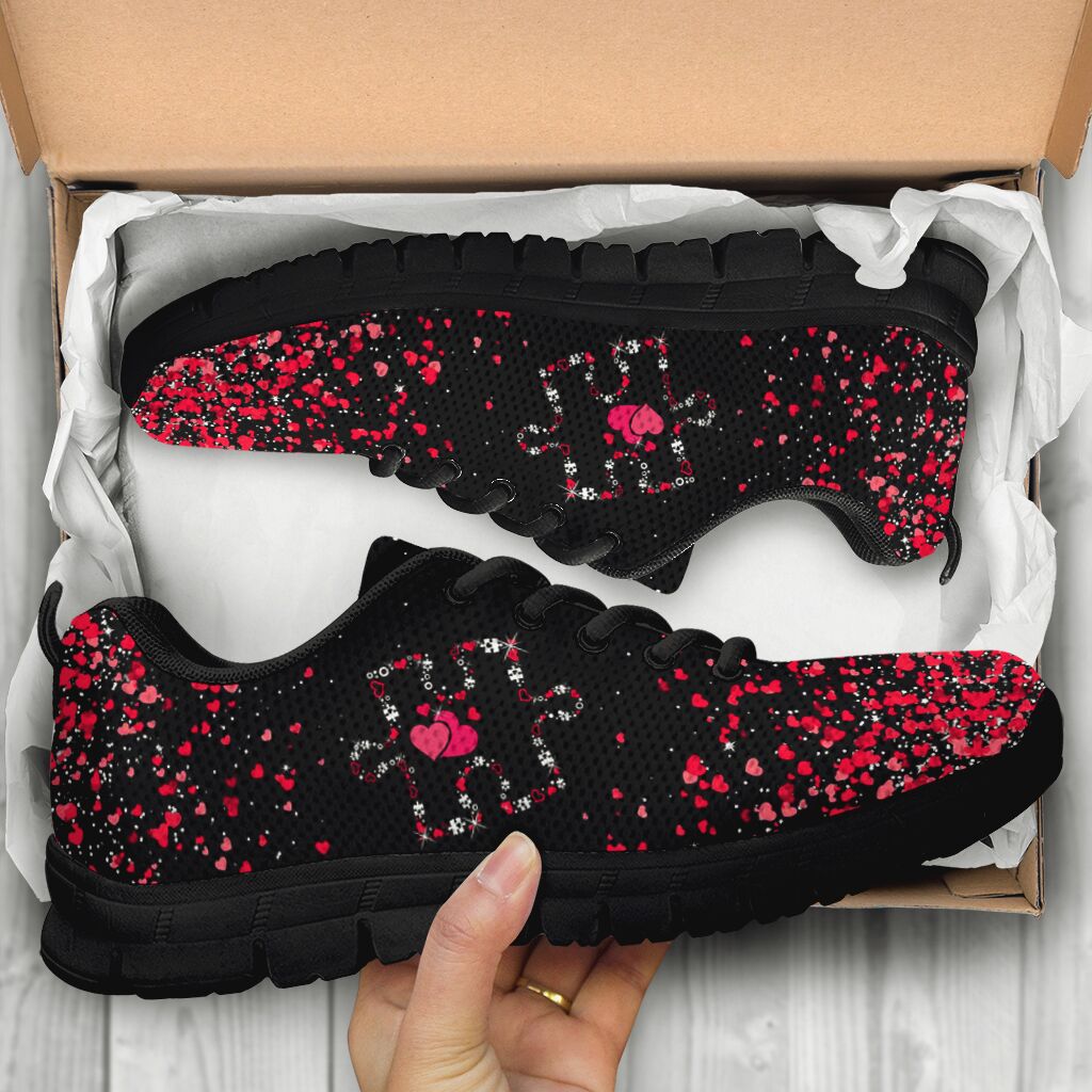 Autism Awareness Valentine Autism Awareness Sneakers 0622