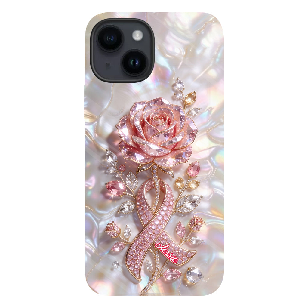 Faith Hope Love - Personalized Breast Cancer Awareness Full Print Phone Case