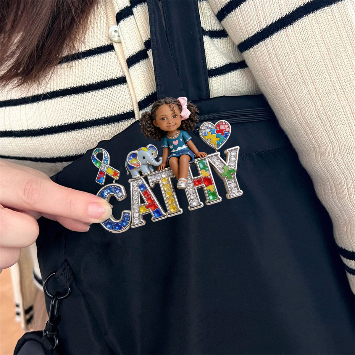 Autism Awareness - Personalized Autism Awareness Pin