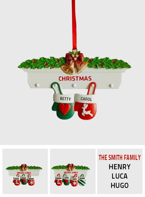 Any Family Name - Family gift for anyone - Personalized Family Gift Ornament