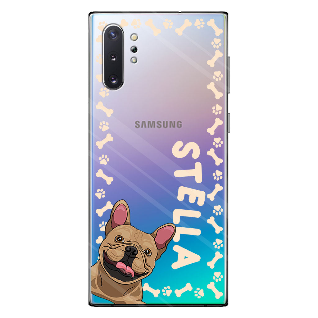 Life Is Better With Pets - Personalized Dog Clear Phone Case