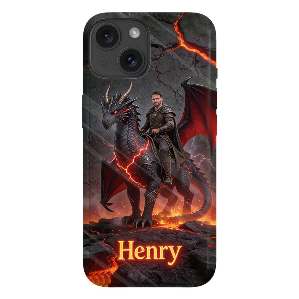 Flying With The Dragon - Personalized Dragon Full Print Phone Case