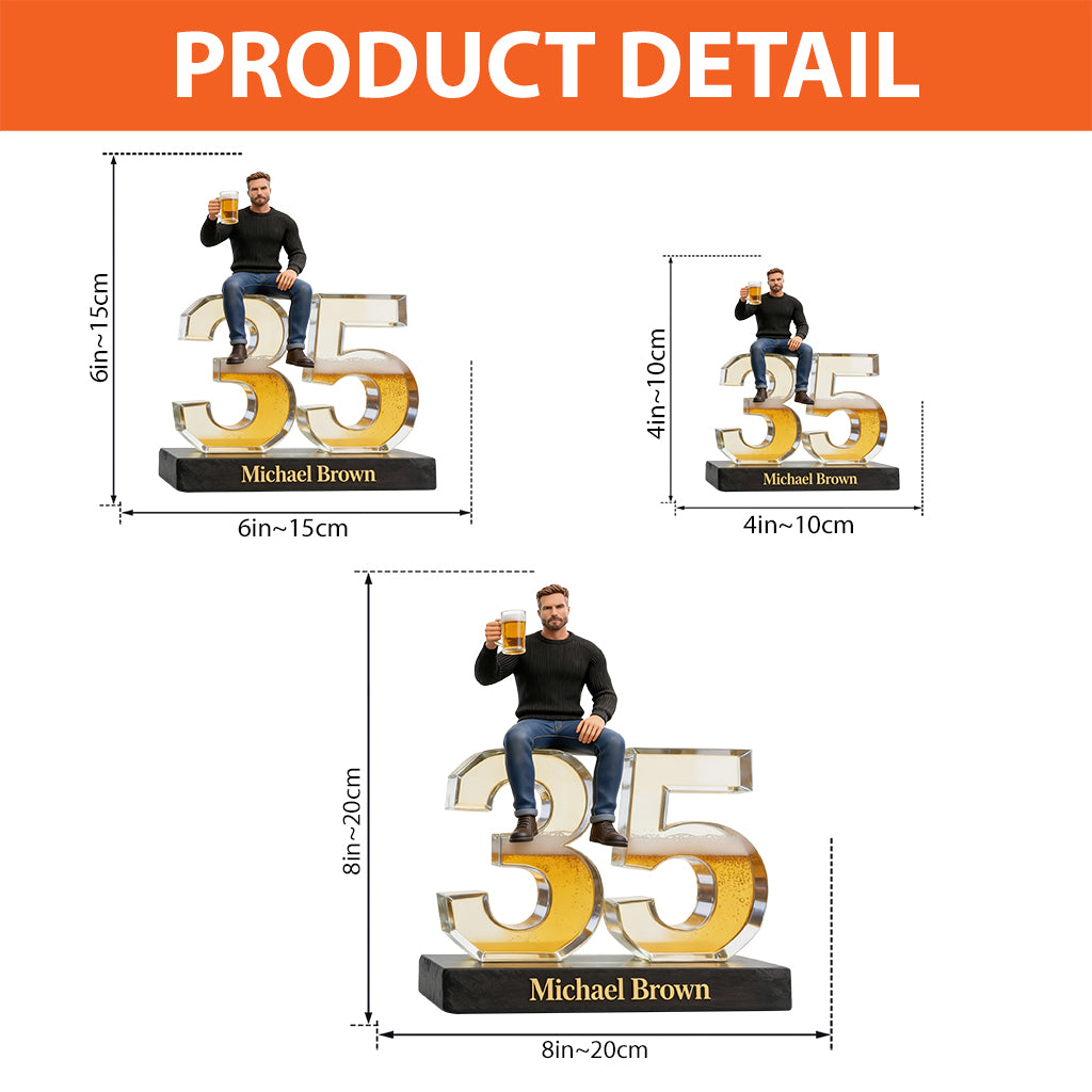 Custom Any Photo - Personalized Birthday Custom Shaped Acrylic Plaque