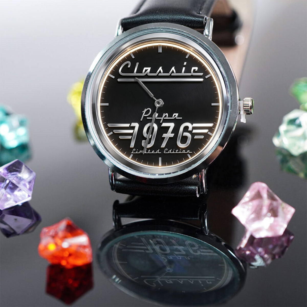 Classic - Personalized Father Hand Watch