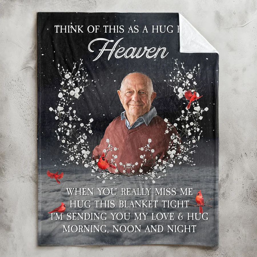 Personalized Memorial Blanket, Plaque, Keychain, Ornament, Sign – Custom Gift to Remember Loved Ones
