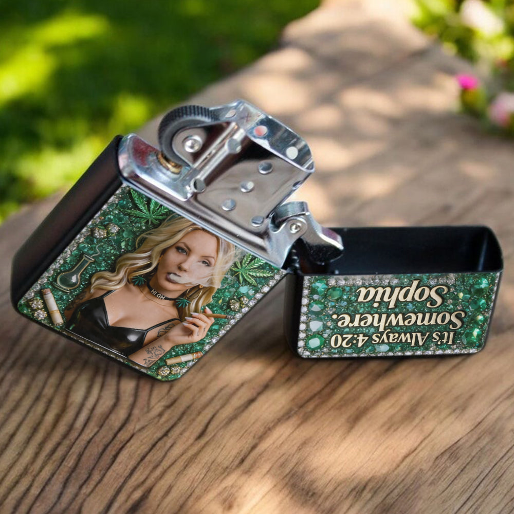 Cannabis Enthusiast, Custom From Any Photo - Personalized Weed Lighter