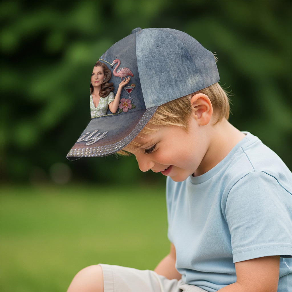 Custom Any Photo - Personalized Flamingo Classic Cap