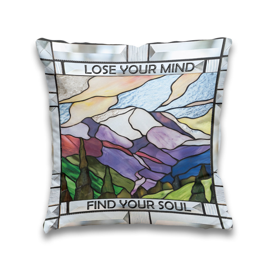 Lose Your Mind - Hiking Throw Pillow