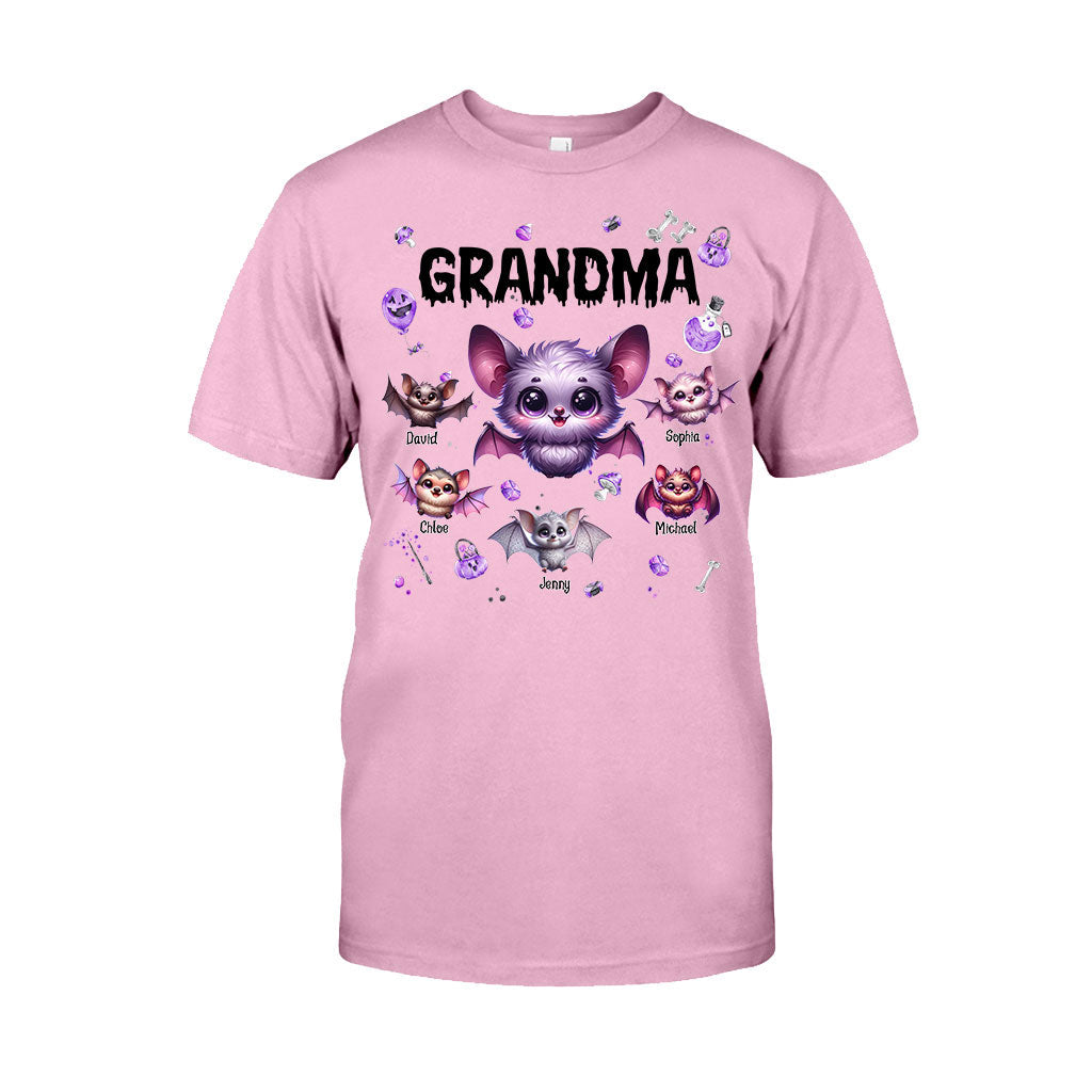 Grandma Of Littel Monsters - Personalized Grandma T-shirt And Hoodie