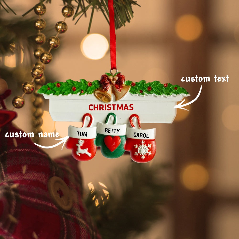 Any Family Name - Family gift for anyone - Personalized Family Gift Ornament
